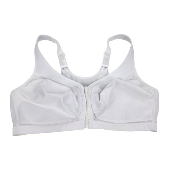Glamorise Magic Lift Posture Back Support Unlined Wireless Bra Size 40D - Picture 2 of 7